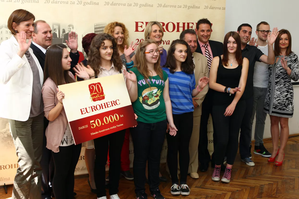 Euroherc uručio donaciju filmskom studiju VANIMA