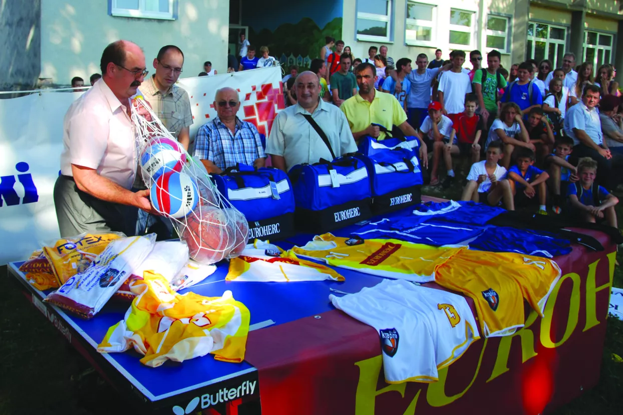 Euroherc uručio sportsku opremu Dru&scaron;tvu sportskih igara učenika u Krapini