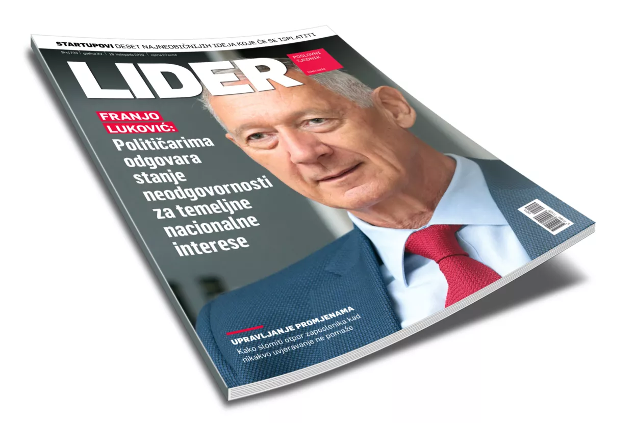 U novom broju Lidera: Ekskluzivni intervju s Franjom Lukovićem, kako slomiti otpor zaposlenika, potraga za izvanzemaljcima...