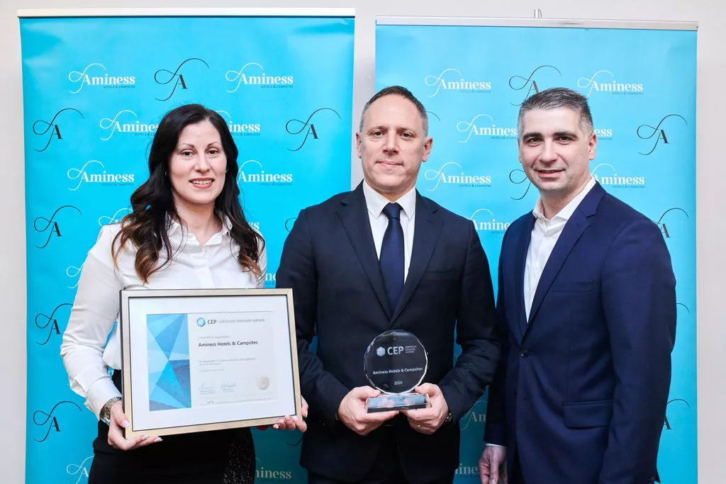 Aminess jedina turistička kompanija nagrađena certifikatom Poslodavac Partner