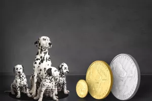 Dalmatinski pas osvanuo na kovanicama