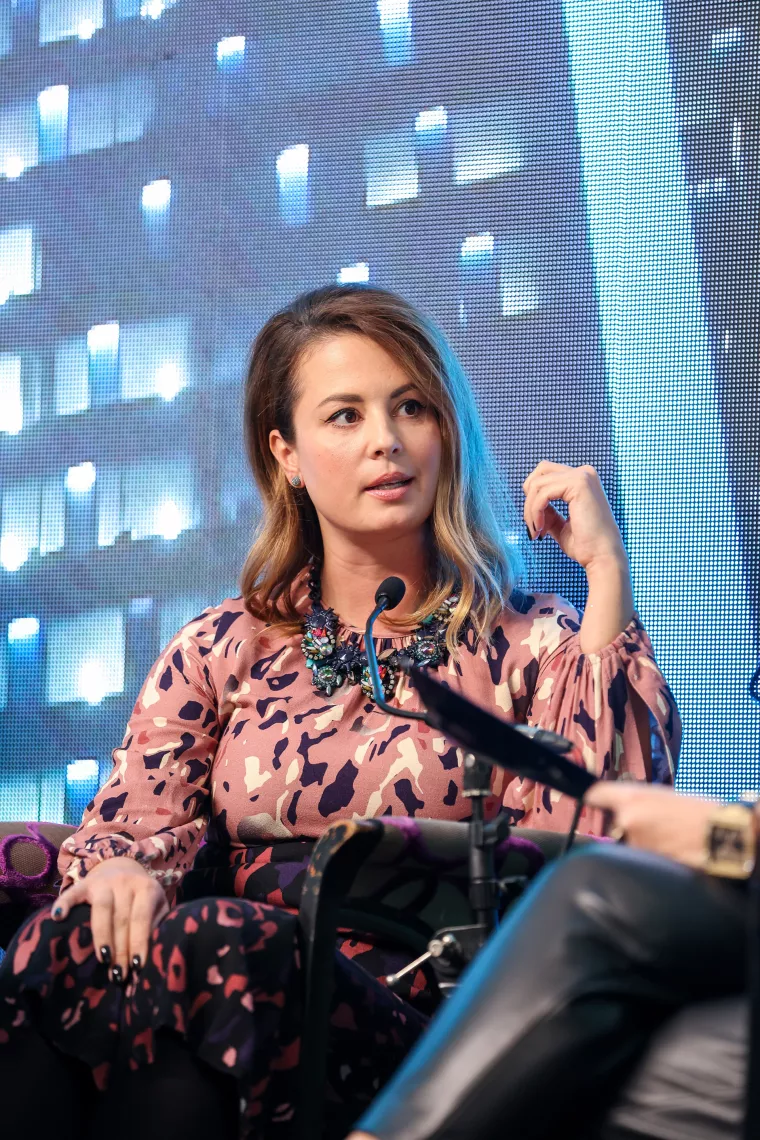 08.11.2022., Zagreb - Konferencija Poslovnog dnevnika Zagreb – bankarsko i financijsko srediste odrzana je u hotelu Sheraton. Panel rasprava: Buducnost je stigla – fintech. Magda Milas