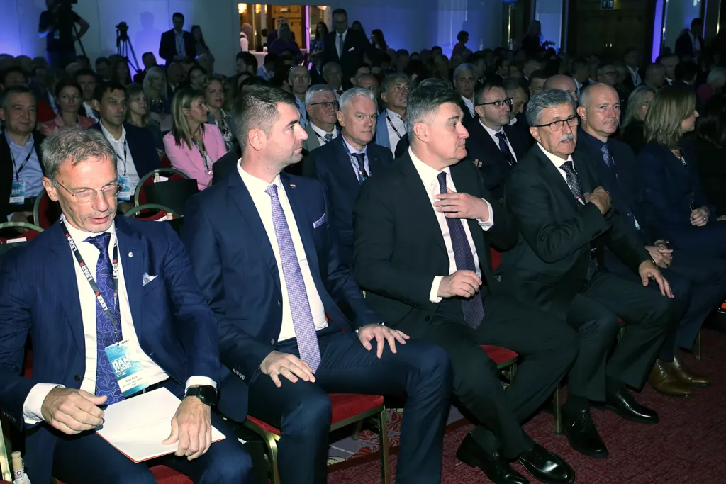 Dan velikih planova 2023. Boris Vujčić, Davor Filipović, Zoran Milanović, Miodrag Šajatović, Mihael Furjan