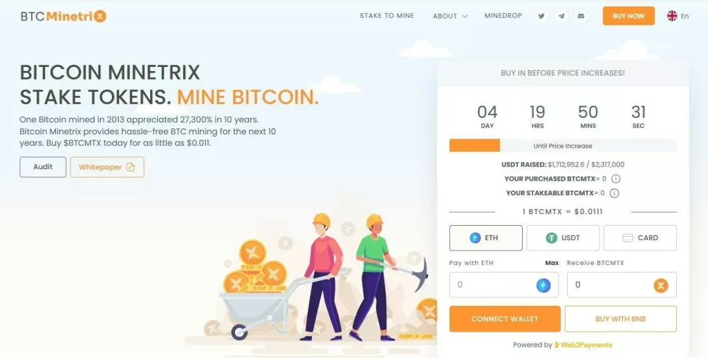 BTCMTX token 