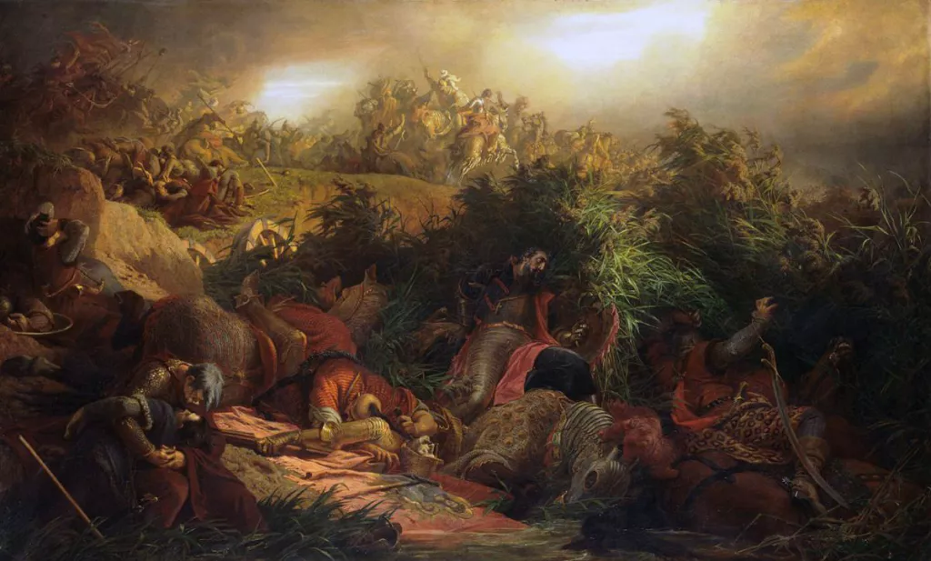 Mohačka bitka 1526., slika, Bertalan Székely,1866.