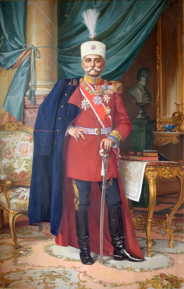 Kralj Petar I Karađorđević, slika, Uroš Predić