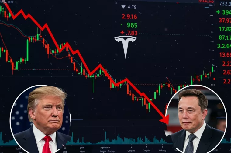 Elon Musk, Donald Trump, Tesla Dionice