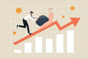 usporavanje rasta, spori rast plaća, plaće, BDP, puž, sporo