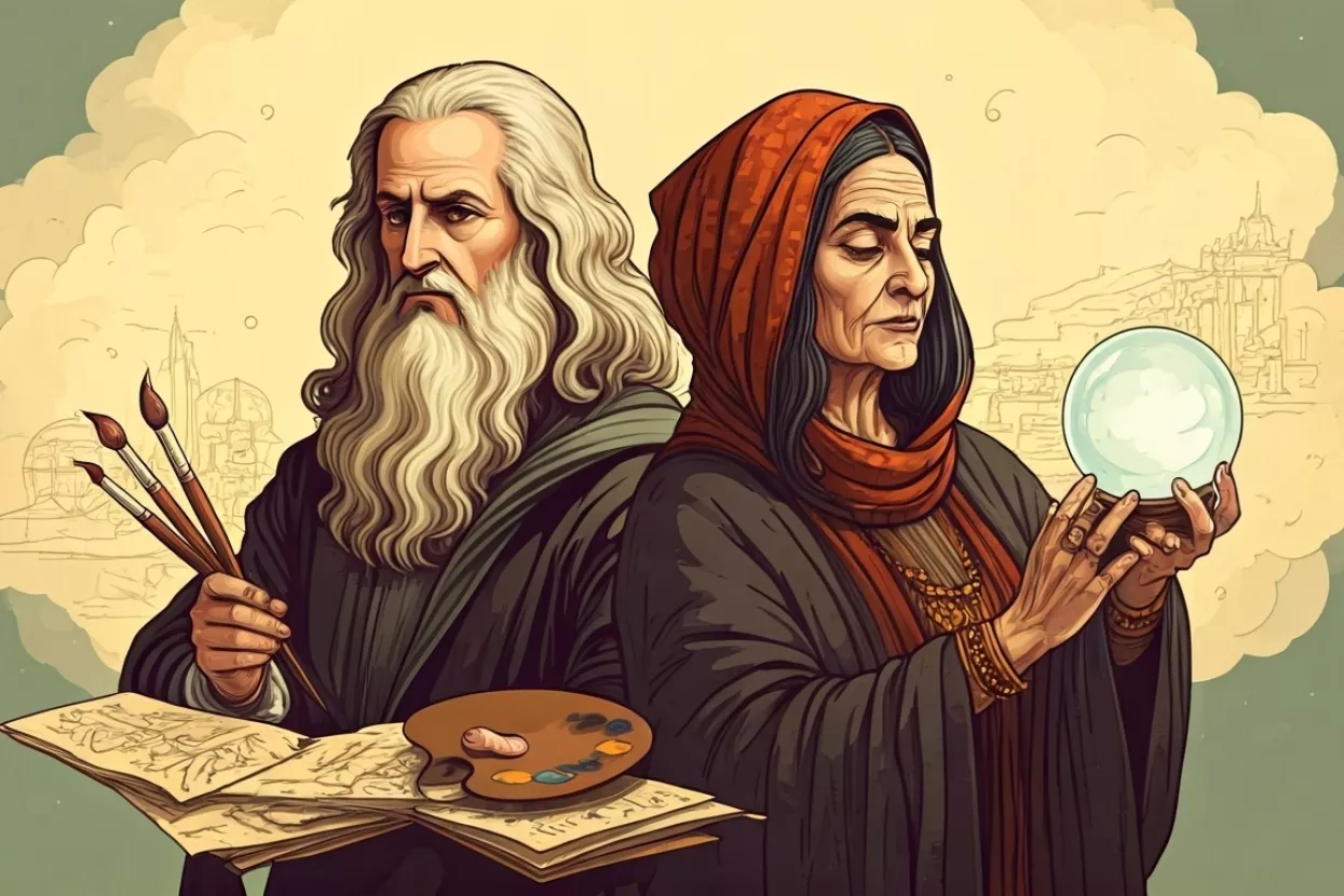 Leonardo da Vinci i Baba Vanga