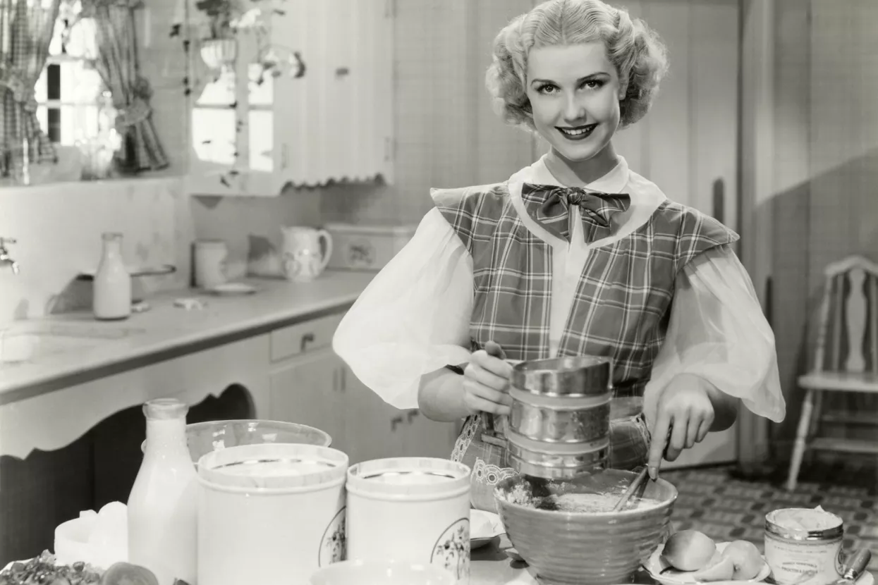 tradwife, tradicionalne supruge, retro kuhinja
