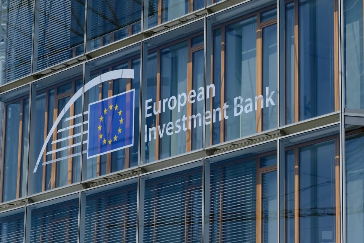 Exterior view of headquarters of of the European Investment Bank (EIB) in Luxembourg on June 2, 2023.Europska investicijska banka