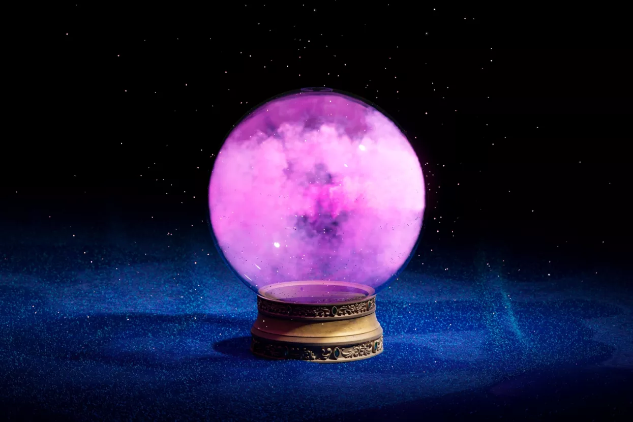 Staklena kugla, kristalna kugla, predviđanje, prognoza, budućnost
