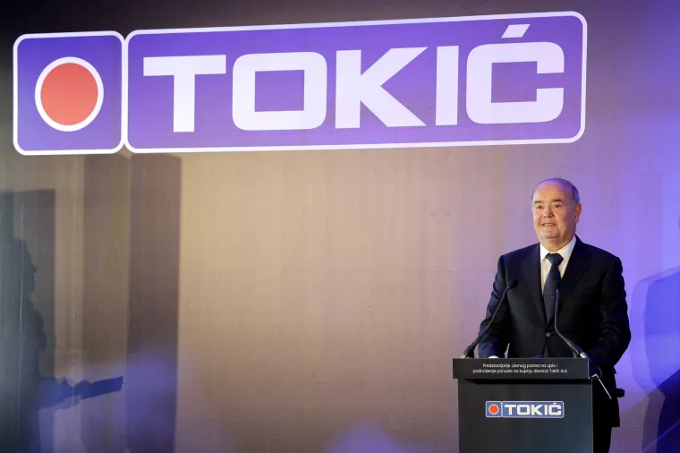 Predstavljanje izlaska na burzu tvrtke Tokić, Ilija Tokić