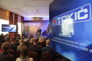 Predstavljanje izlaska na burzu tvrtke Tokić, Ilija Tokić