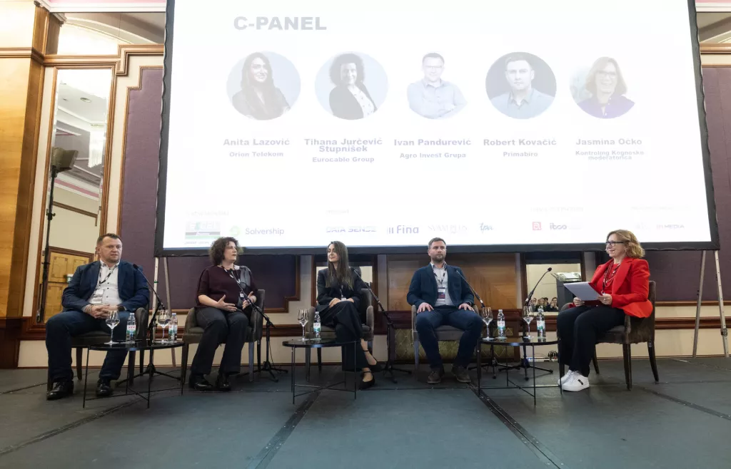 Kontroling 2025.- 13. Međunarodna konferencija o kontrolingu.C- panel::Ivan Pandurević, Tihana Jurčević Stupni&scaron;ek, Anita Lazović, Robert Kovačić, Jasmina Očko