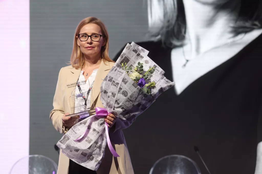 Žene u biznisu 2024. Proglašenje 10 najmoćnijih žena hrvatskog biznisa.Zsuzsanna Ortutay