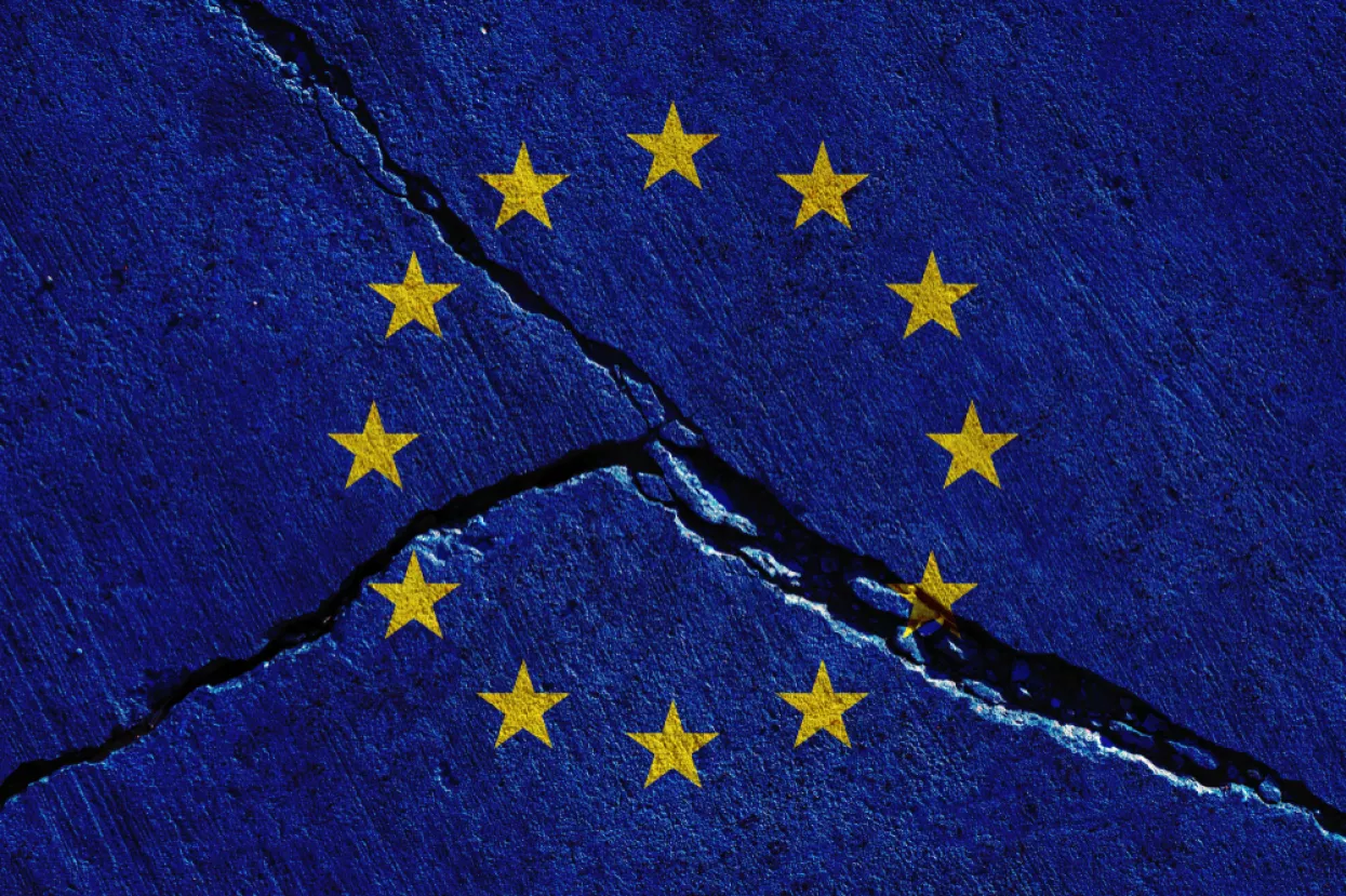 Europa, raskol, podjela, podjele, razjedinjena, pucanje