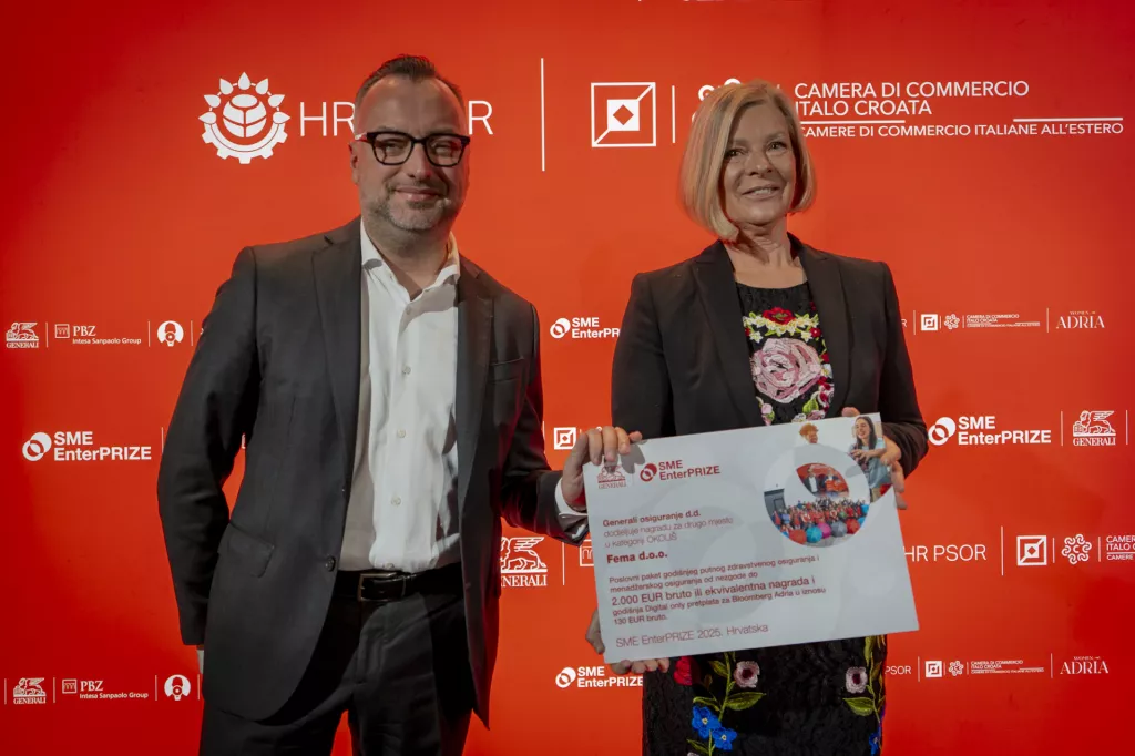 Dragica Jerkov, direktorica tvrtke Fema koja je osvojila 2. mjesto u kategoriji Okoli&scaron; 