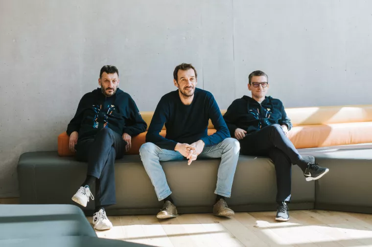 Suvlasnici Infobipa Roberto Kutić, Silvio Kutić, Izabel Jelenić