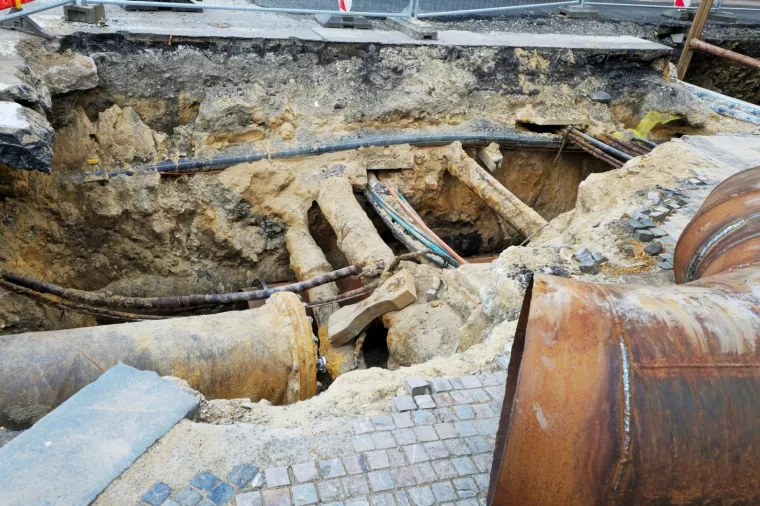 Vodovod curenje, cijevi, stare cijevi, vodovodne cijevi