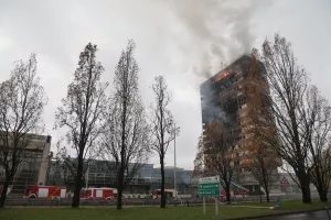 Požar na Vjesnikovom nebodeu