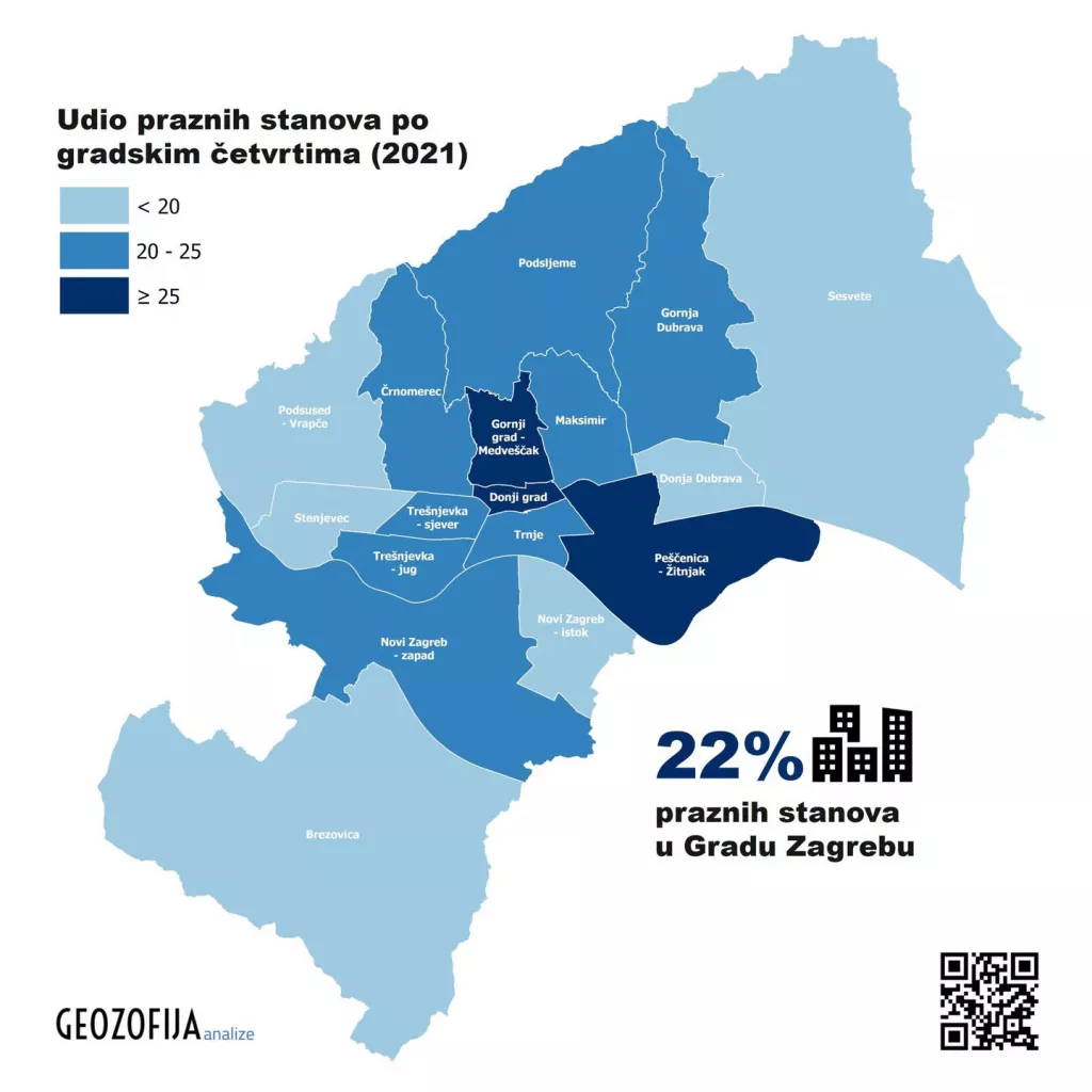 Prazni stanovi u Zagrebu