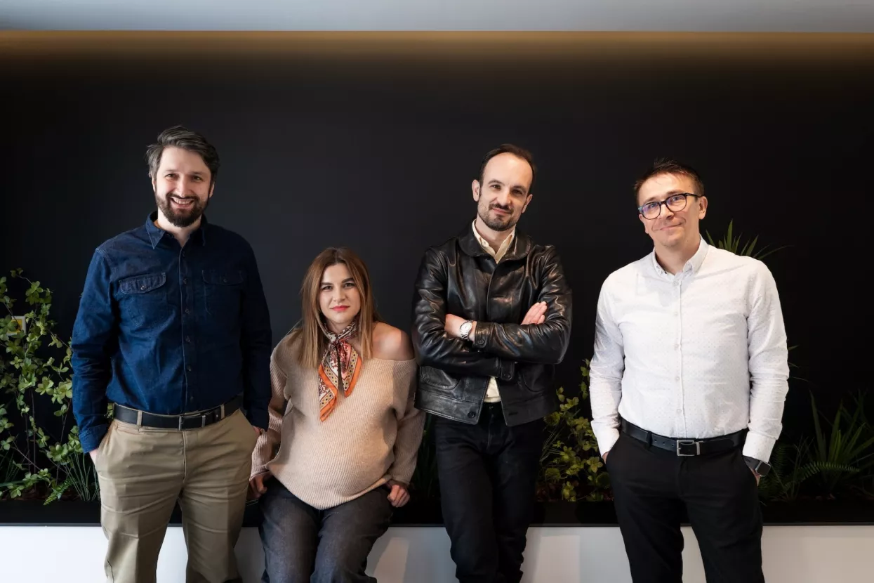 Luka Mijatović, Matija Nakić, Matej Trbara, Zrinko Dolić, suosnivači Farseera