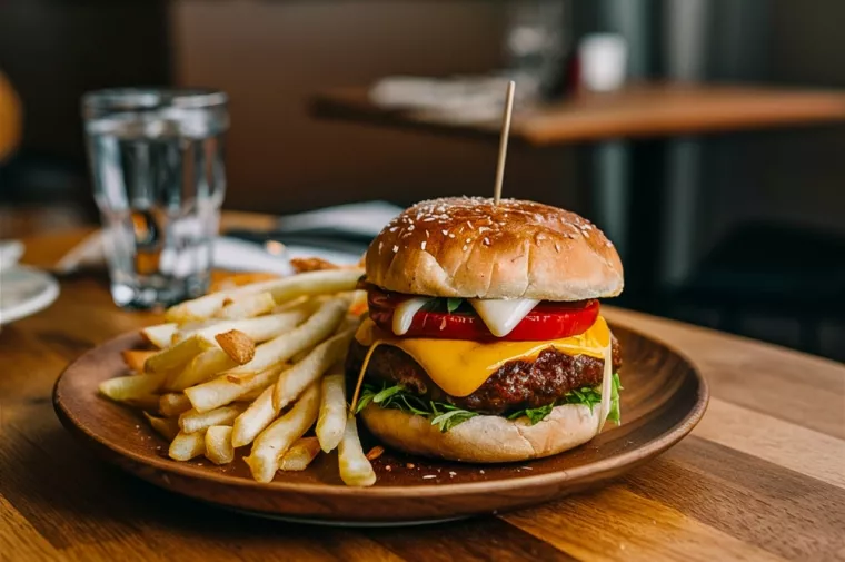 fast food, brza hrana, hamburger, krumpirići, pomfrit, restoran brze hrane