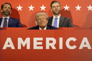 Američki predsjednik Donald Trump sa sinovima Donaldom Jr. i Ericom