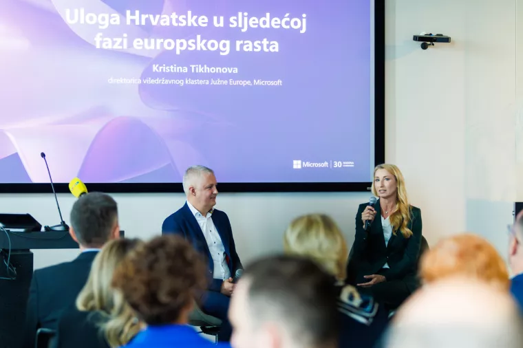 Kalin Dimtchev i Kristina Tikhonova30 godina Microsofta u Hrvatskoj