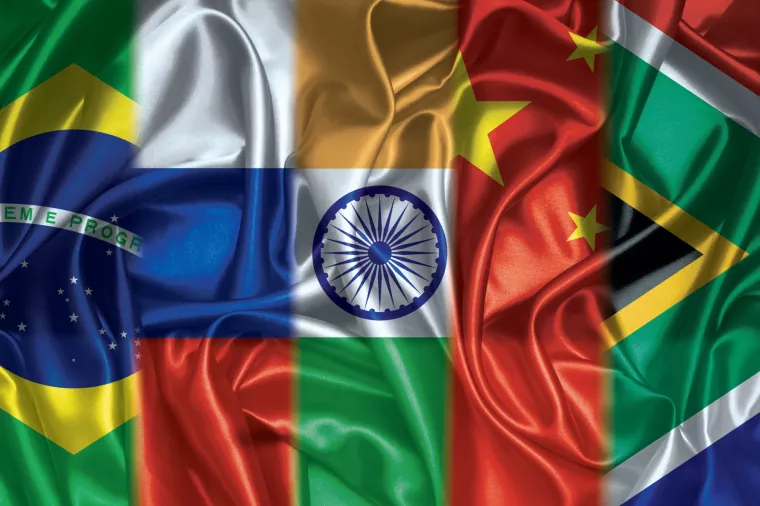 BRICS zemlje, zastave