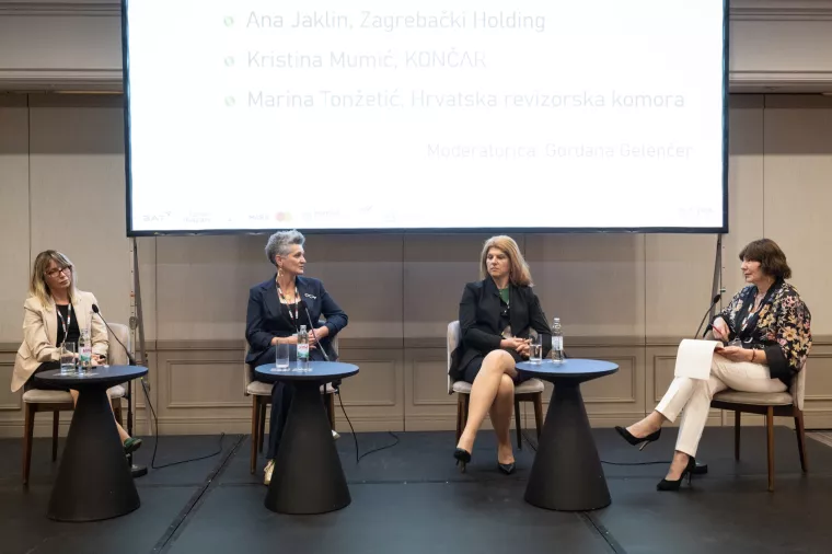ESG- Održiva budućnost 20'26.3. panel: Izrada izvje&scaron;ća- iskustva iz prakse.Ana Jaklin, Kristina Mumić, Marina Tonžetić, Gordana Gelenčer