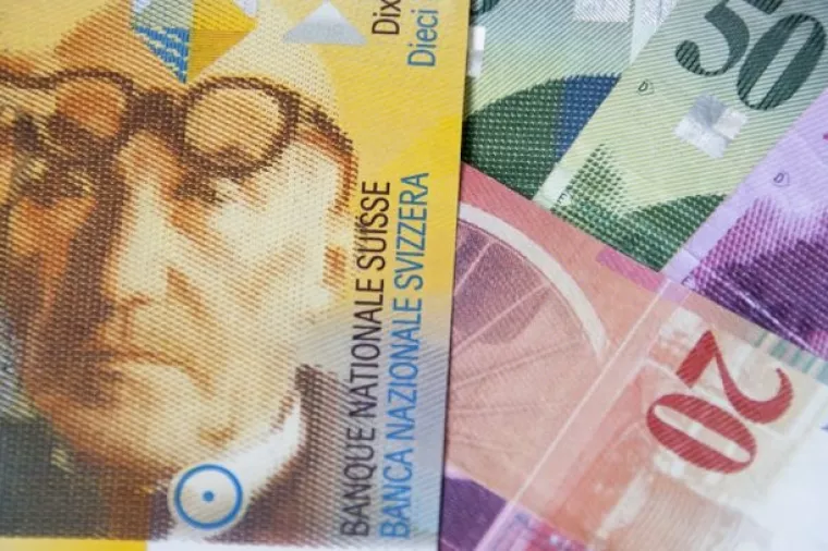 Swiss currency, franc 