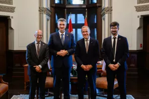 Kevin Toderal. Andrej Plenković, Mark Carney i Ivan Jelu&scaron;ić 
