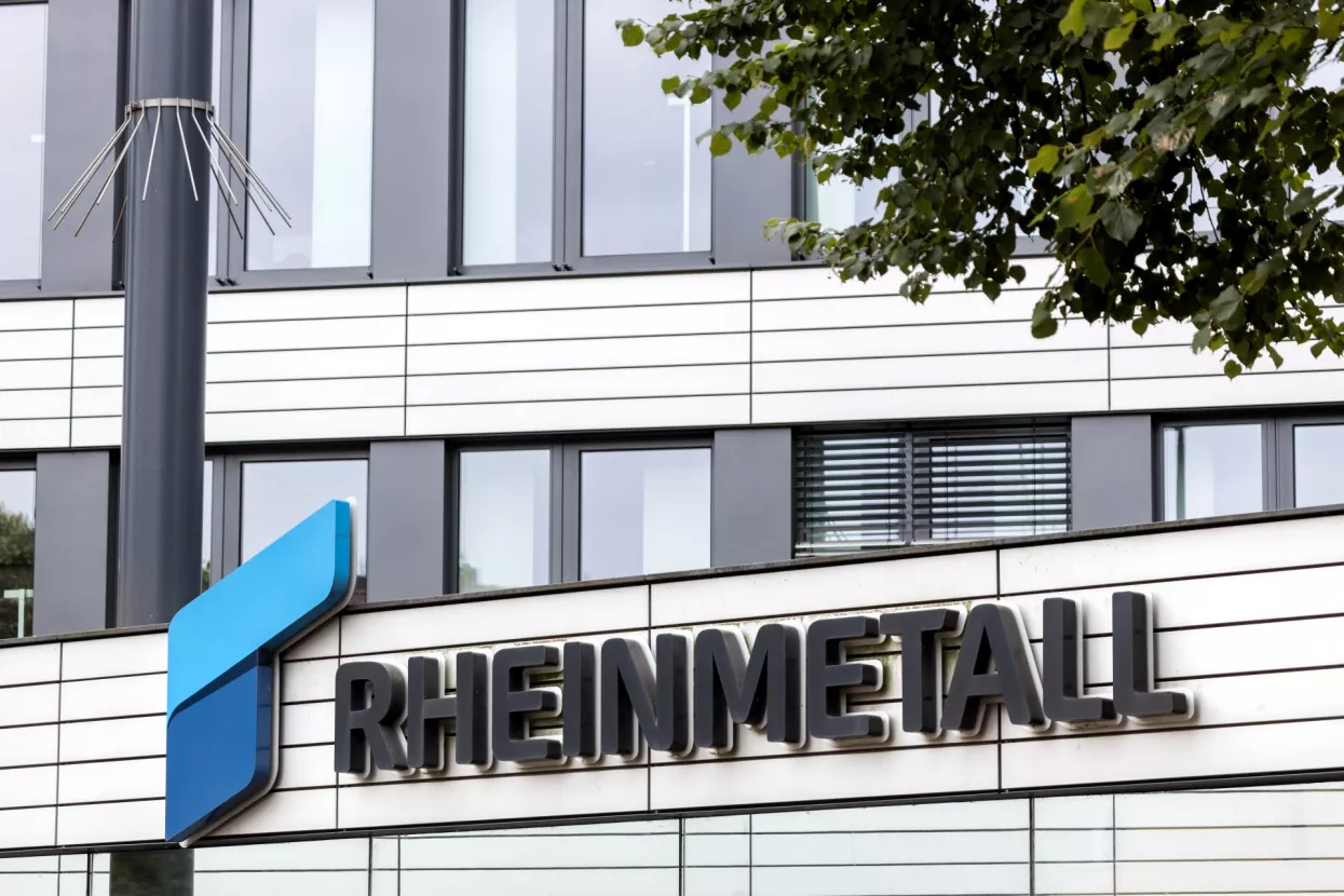 dusseldorf, north rhine westphalia germany - 18 08 2022the rheinmetall company headquarter in dusseldorf