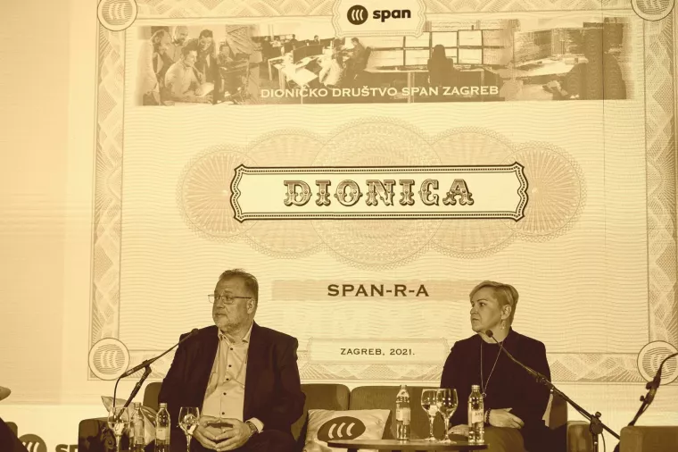 Nikola Dujmović (Span) i Ivana Gažić (Zagrebačka burza)